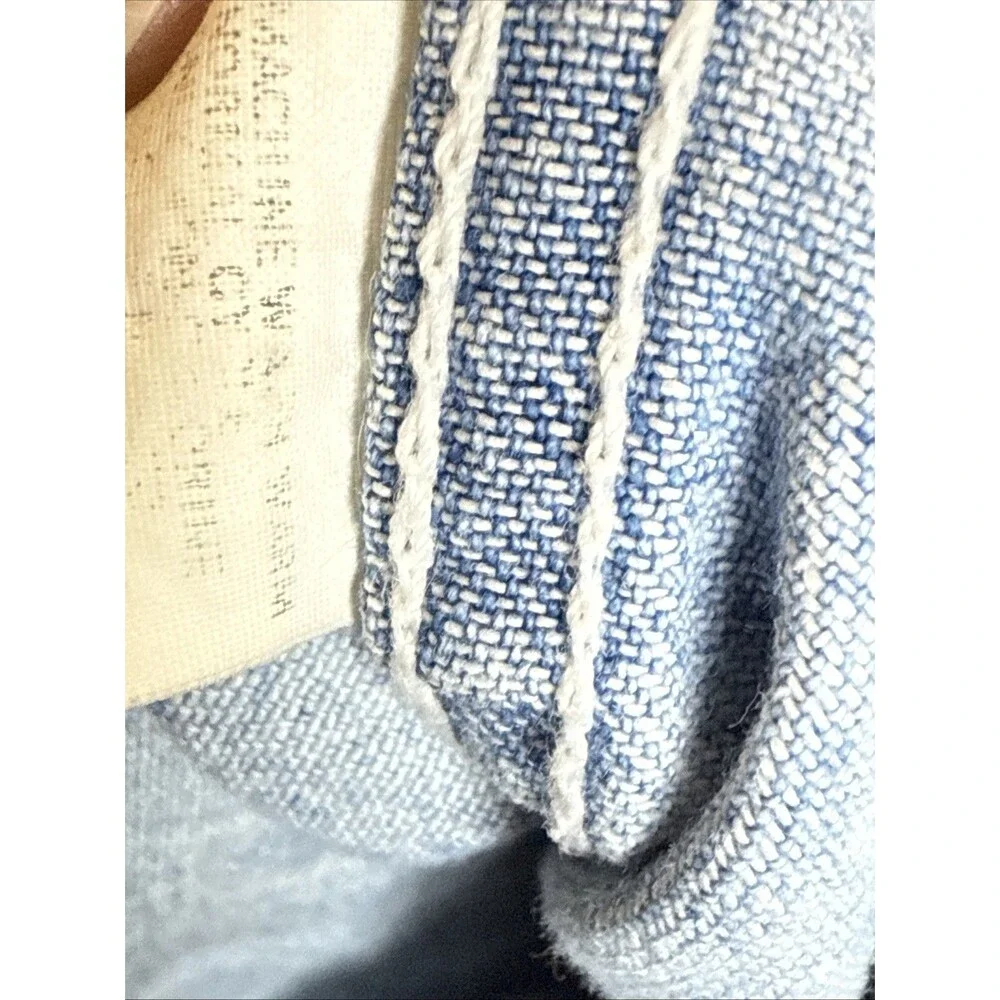 Levi’s USA Vtg 90s Jeans For Women Denim Shirt Medium Long Sleeve Blue Button Up - Picture 5 of 6